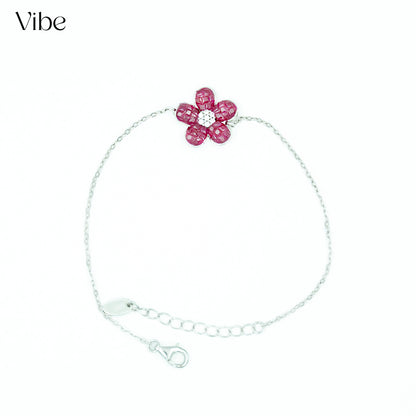 Pink Flora Bracelet