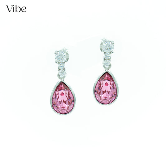 Ruby Pink Delight Earrings