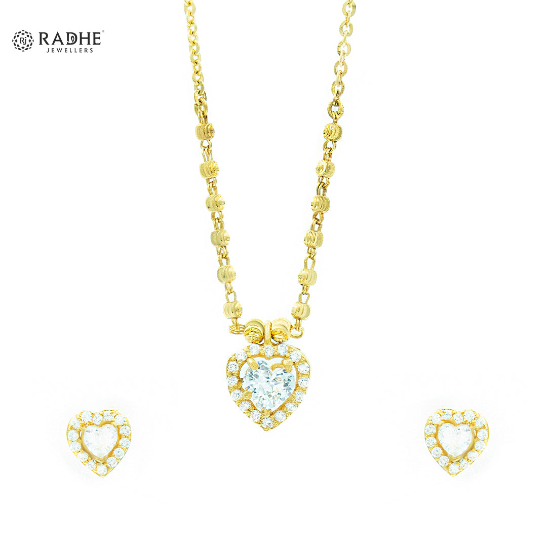 Heart cz diamond Necklace