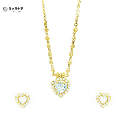 Heart cz diamond Necklace