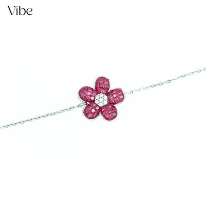 Pink Flora Bracelet